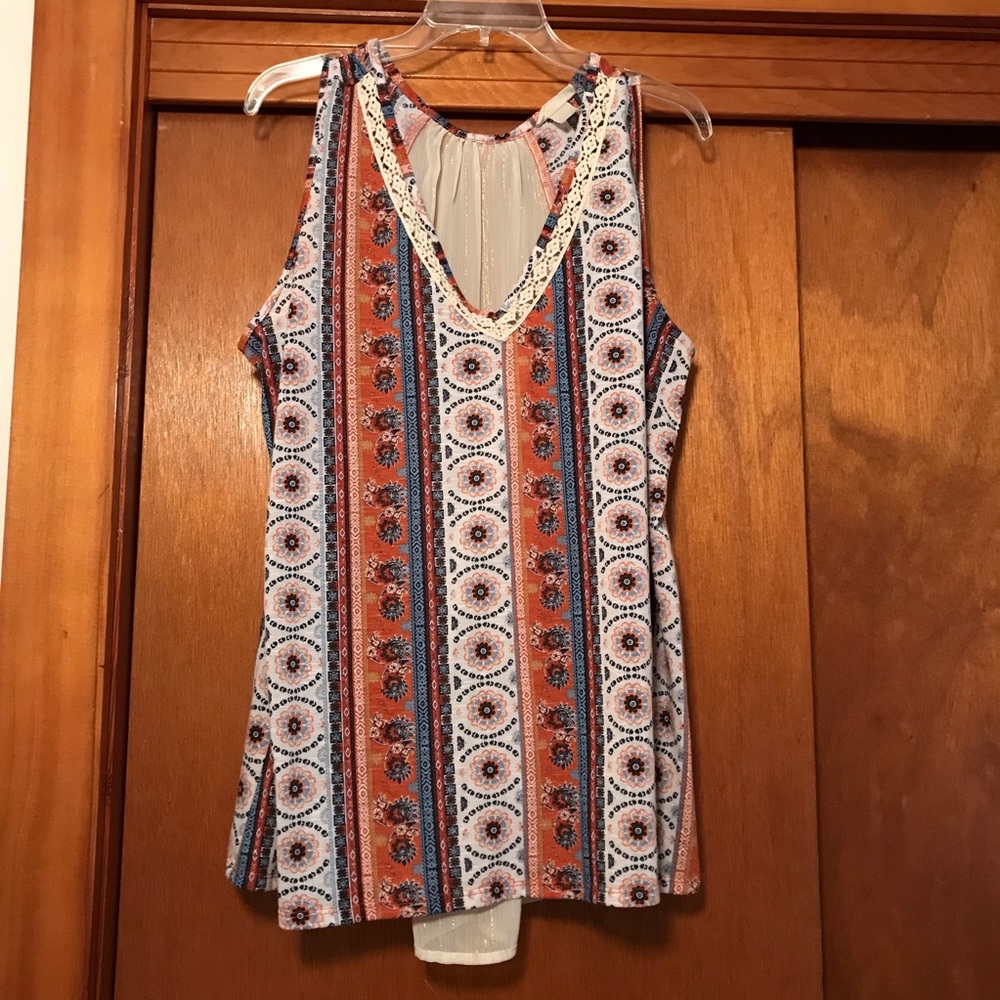Never worn. Fun tank.